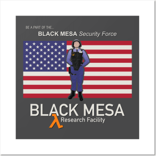 Join the Black Mesa Security Force! Posters and Art